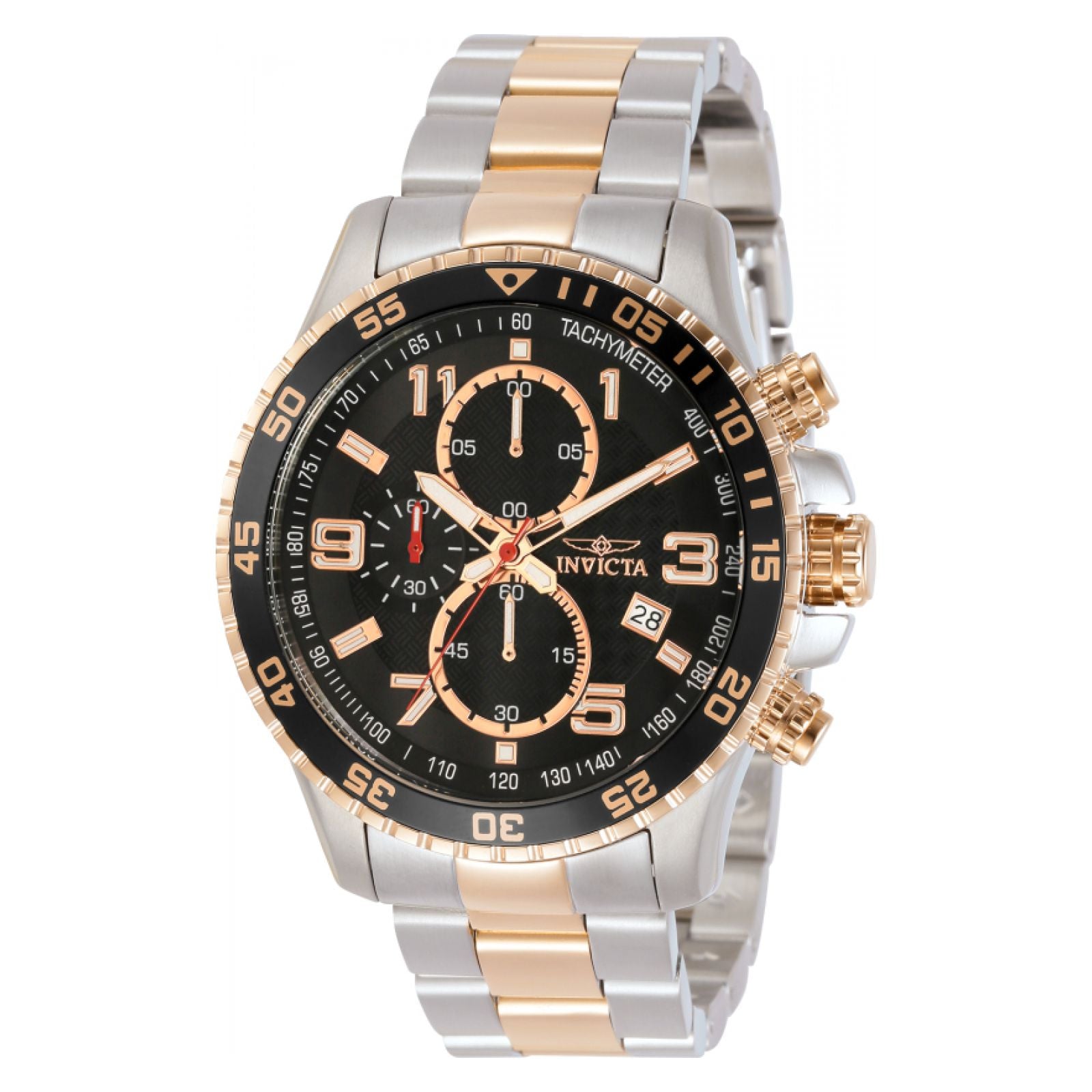 RELOJ CLÁSICO PARA HOMBRE INVICTA SPECIALTY 14877 - ORO ROSA, ACERO