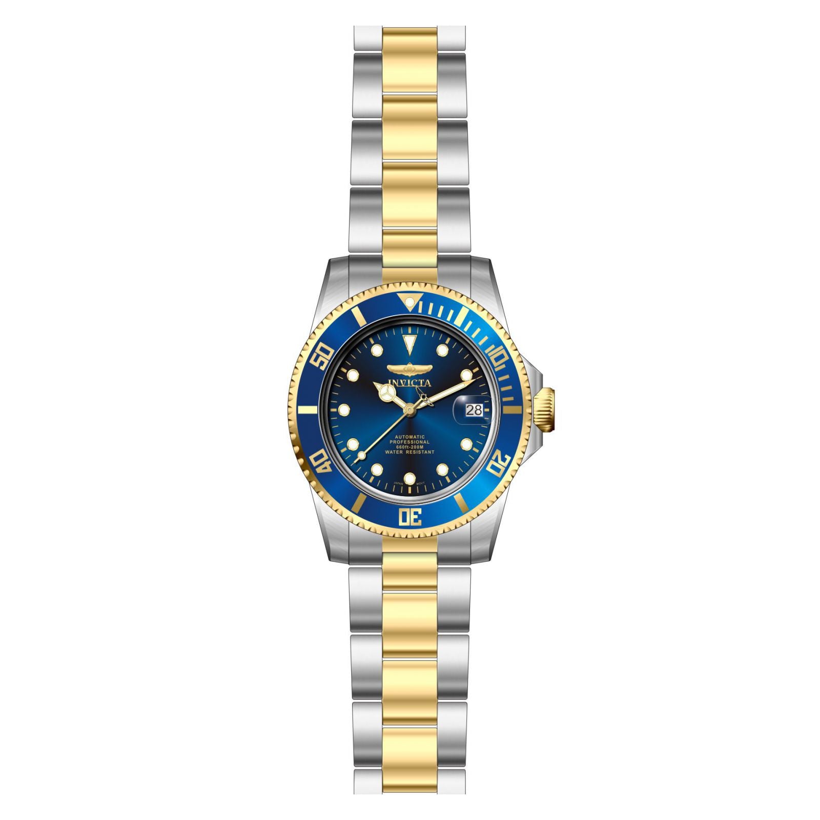 RELOJ  PARA HOMBRE INVICTA PRO DIVER 17045 - ORO, ACERO