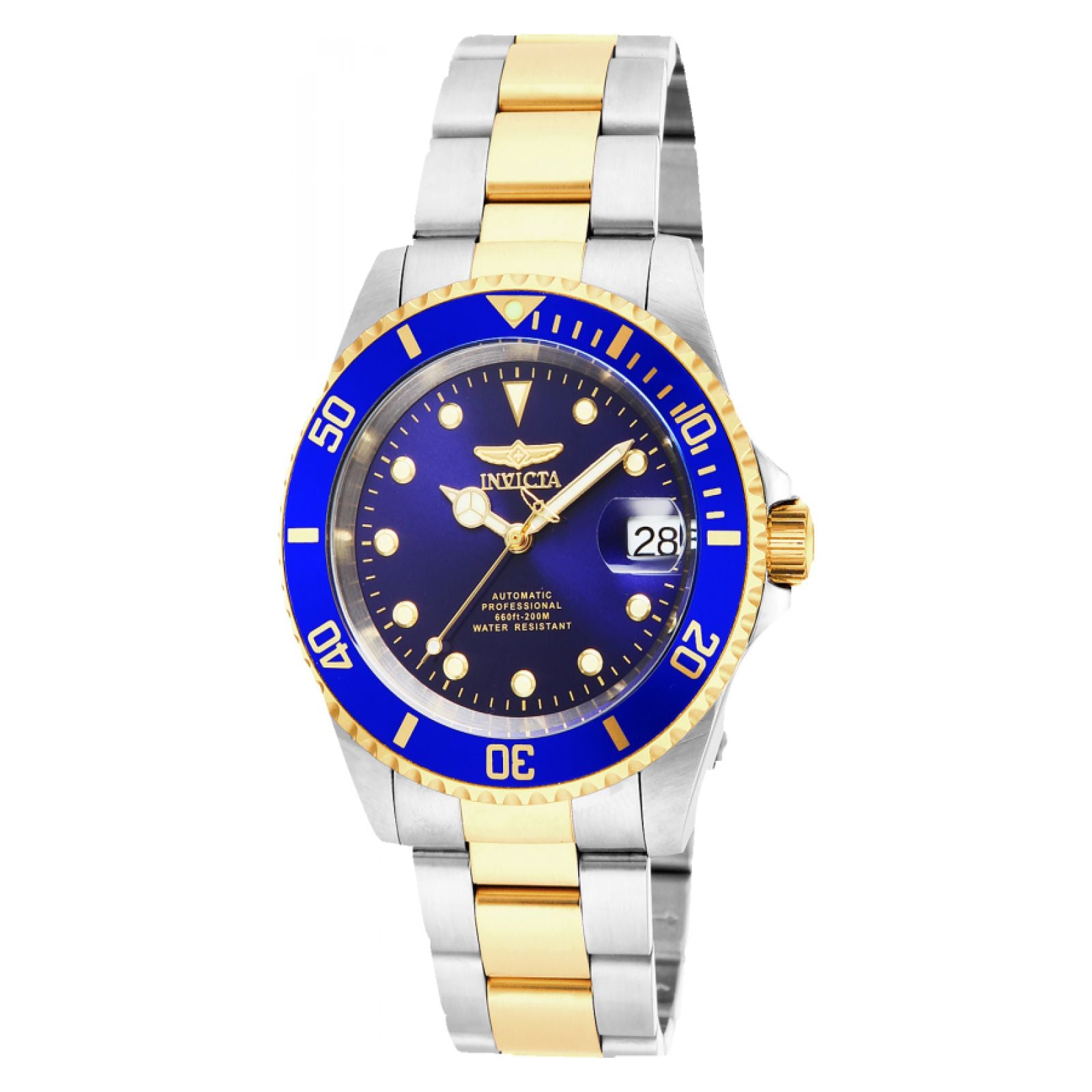 RELOJ  PARA HOMBRE INVICTA PRO DIVER 17045 - ORO, ACERO